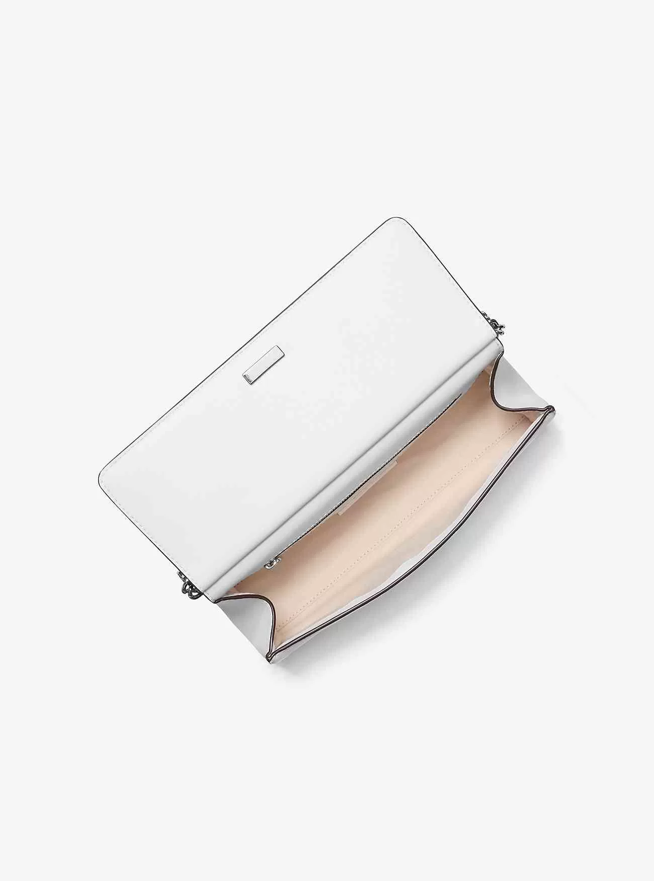 Karminrote mittelgroße Lederpochette