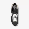 Keaton Metallic-gestreifter Signature-Logo-Sneaker