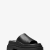 Kendra Leder-Plateau-Slide-Sandale Kendra Leder-Plateau-Slide-Sandale