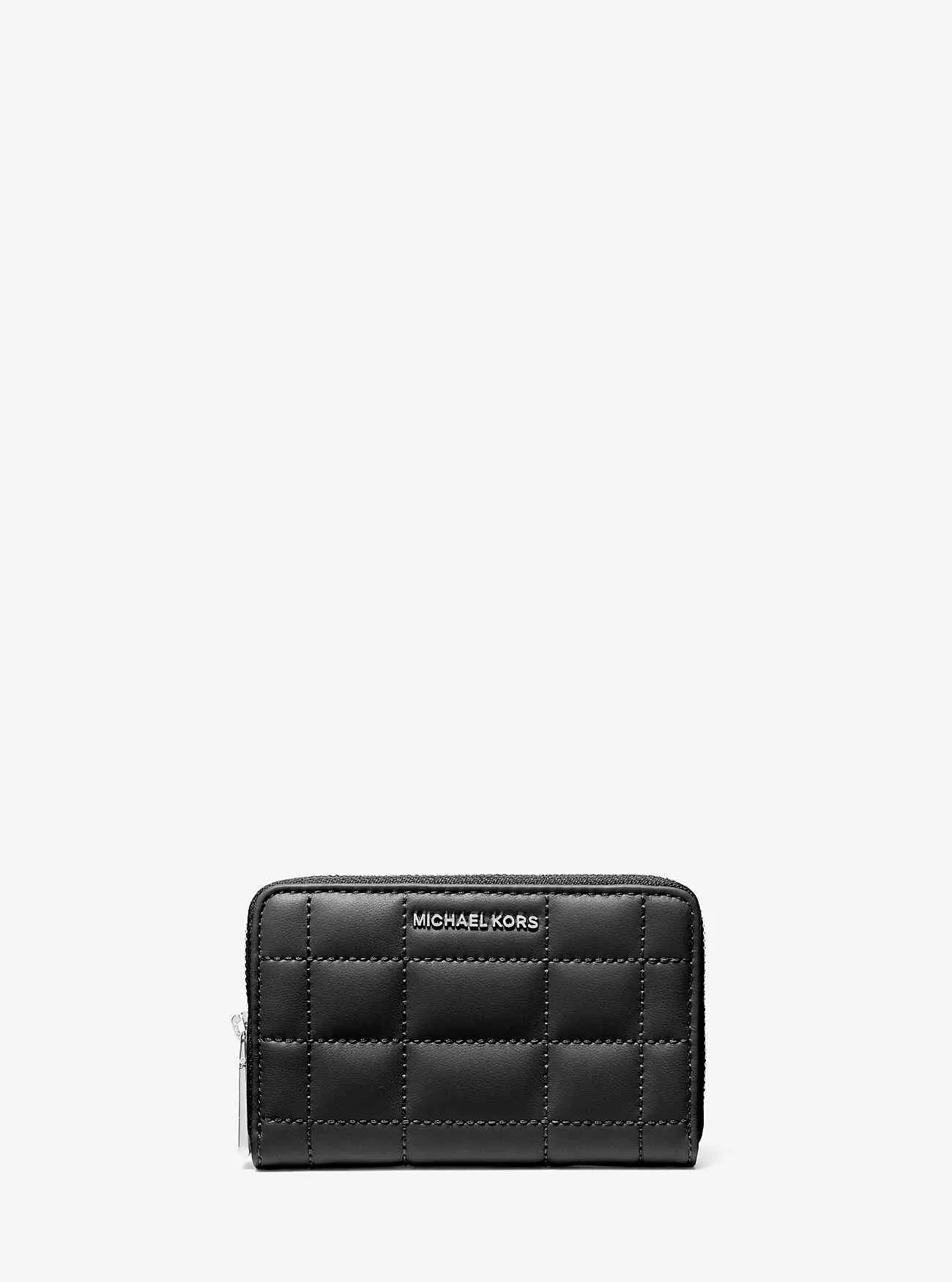 Kleine Geldbörse aus gestepptem Leder