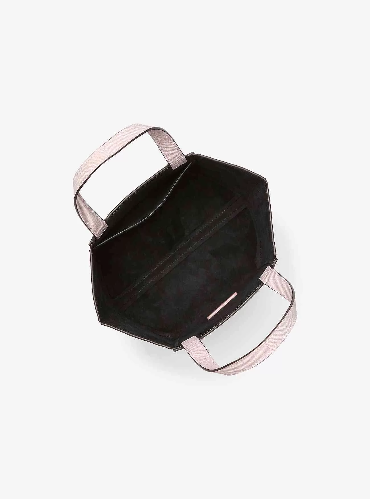 Kleine Jordi-Tragetasche aus Leder mit Denim-Print und Lunar New Year-Motiv