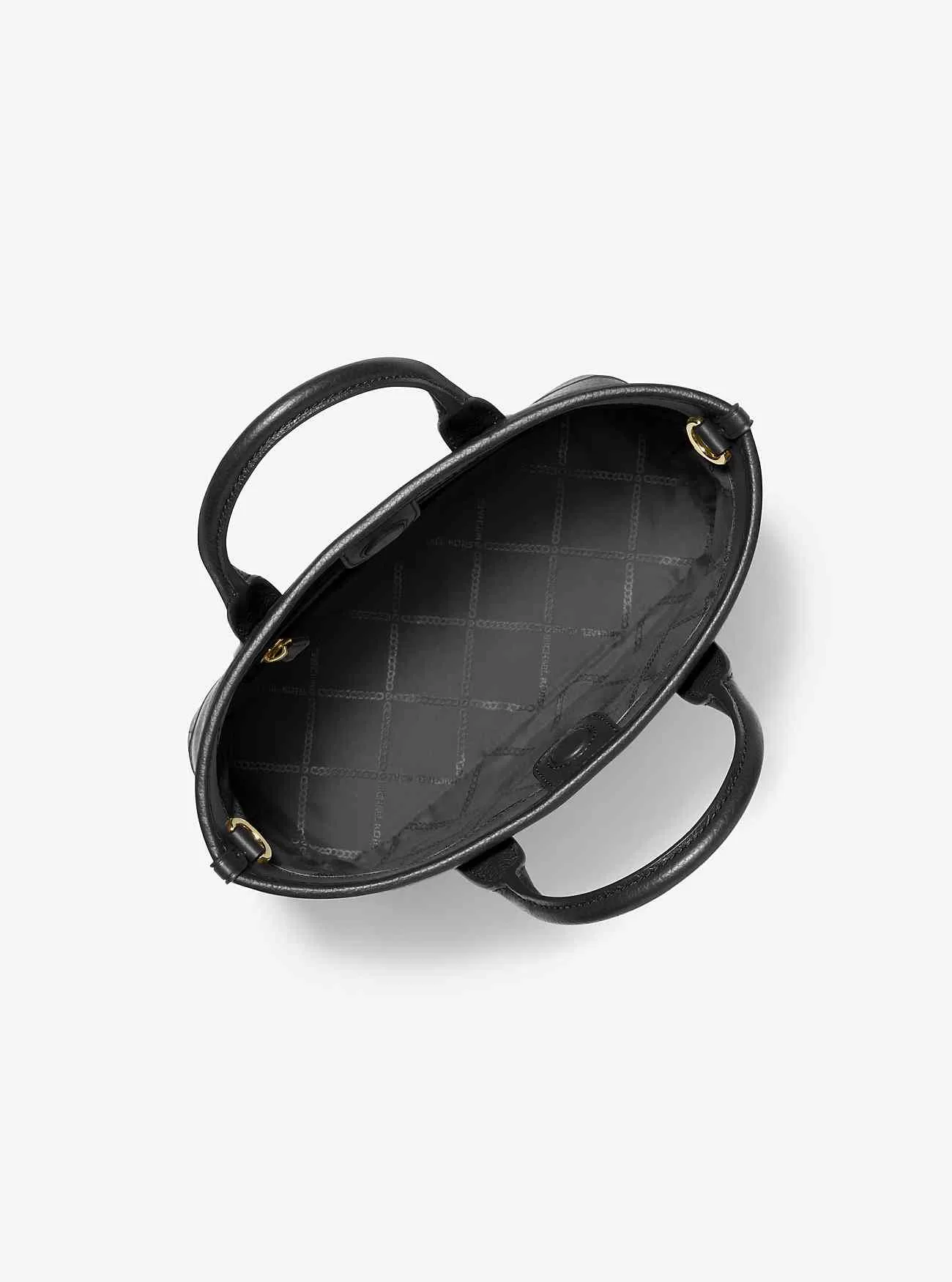 Kleine Luisa-Umhängetasche aus genarbtem Leder