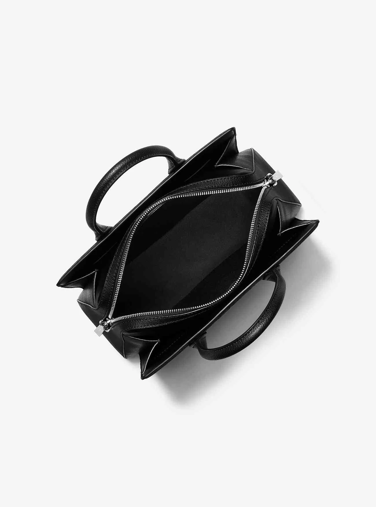 Laila mittelgroße Signature-Logo-Umhängetasche