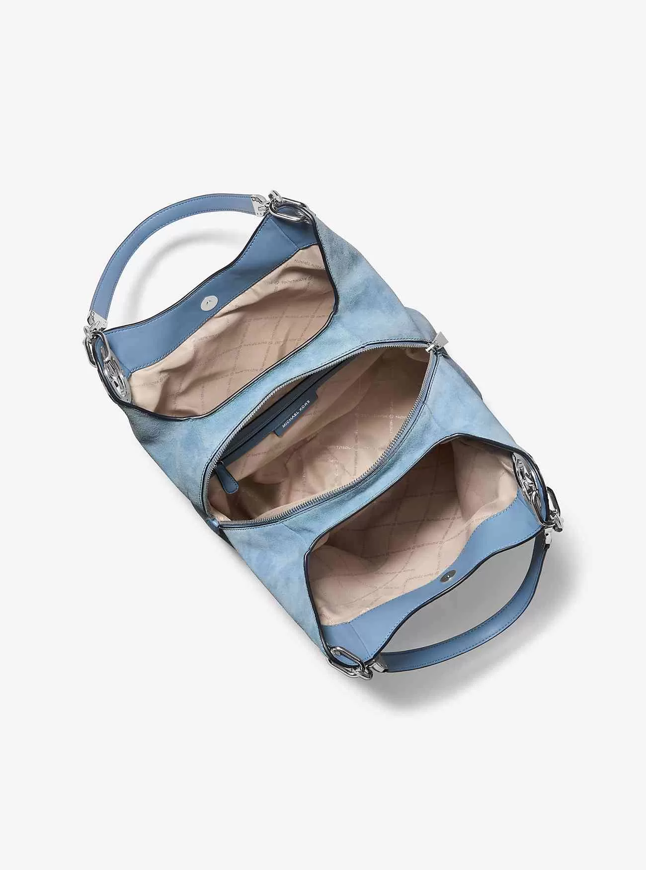 Lillie große Wildleder-Umhängetasche