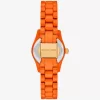 Limited Edition Petite Lexington Orangefarbene Uhr