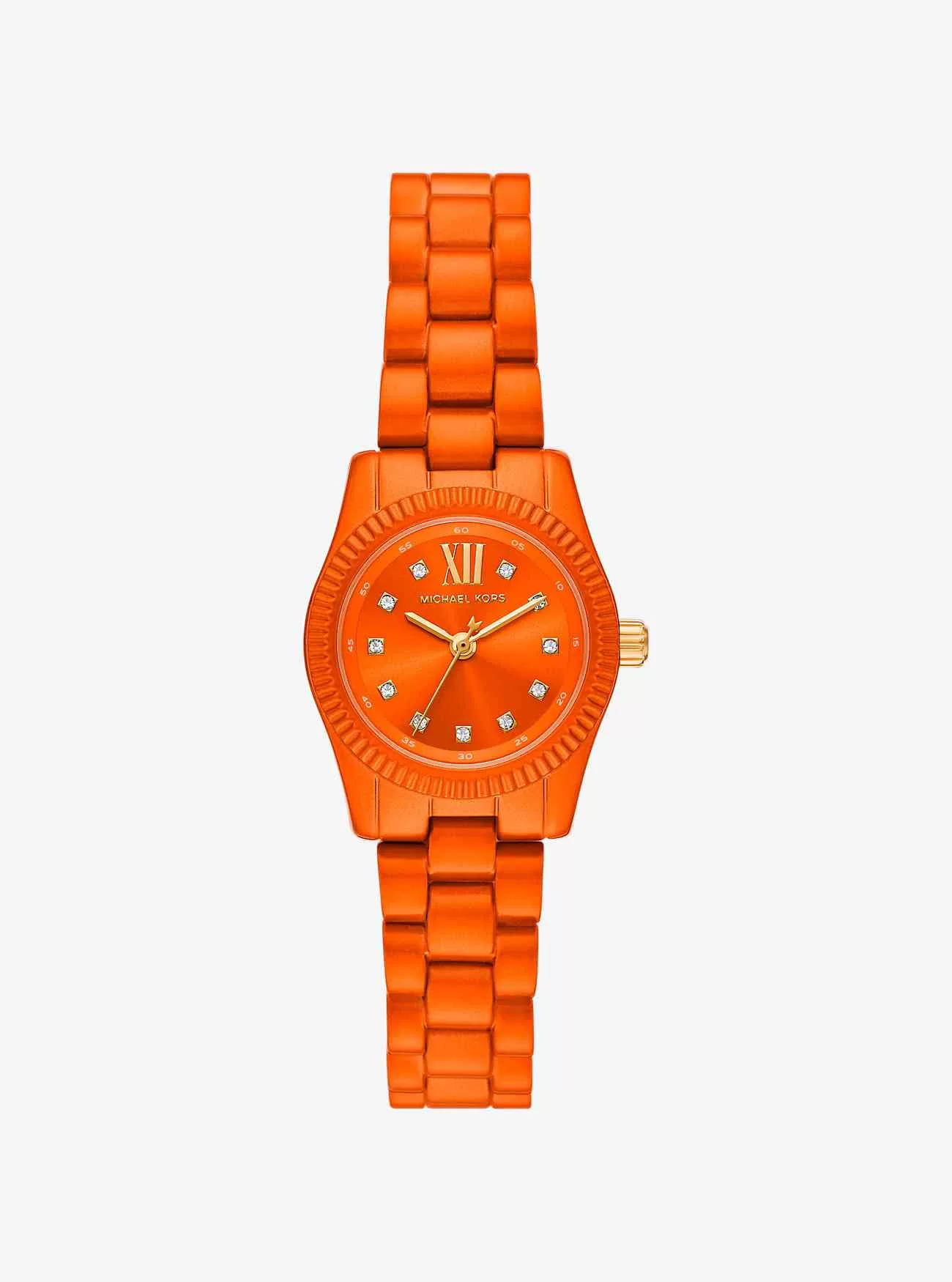Limited Edition Petite Lexington Orangefarbene Uhr