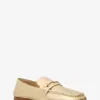 Loafer „Lena“ aus Metallic-Leder