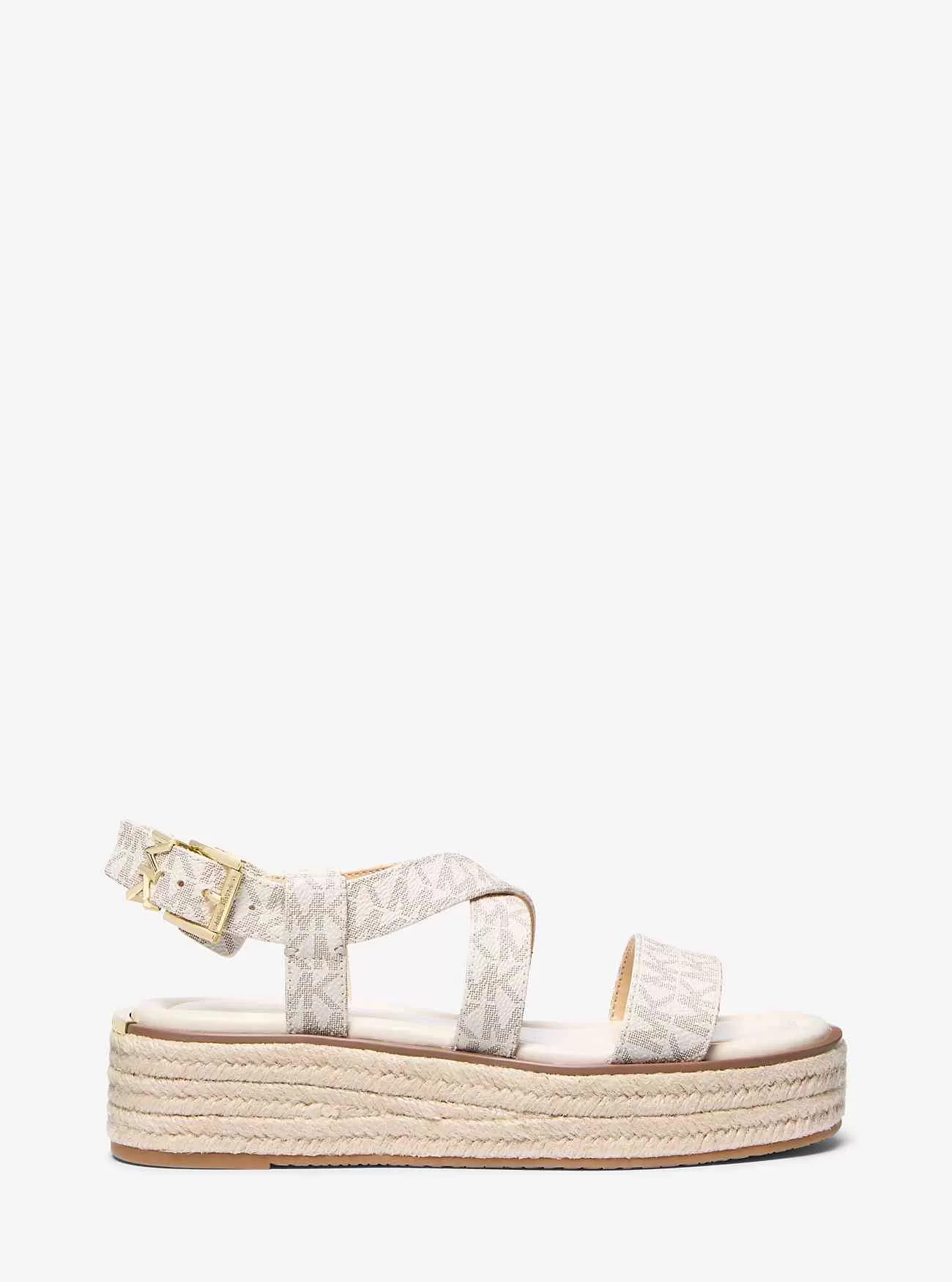 Lynn Signature Logo Plateau-Espadrille-Sandale