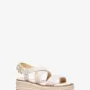 Lynn Signature Logo Plateau-Espadrille-Sandale