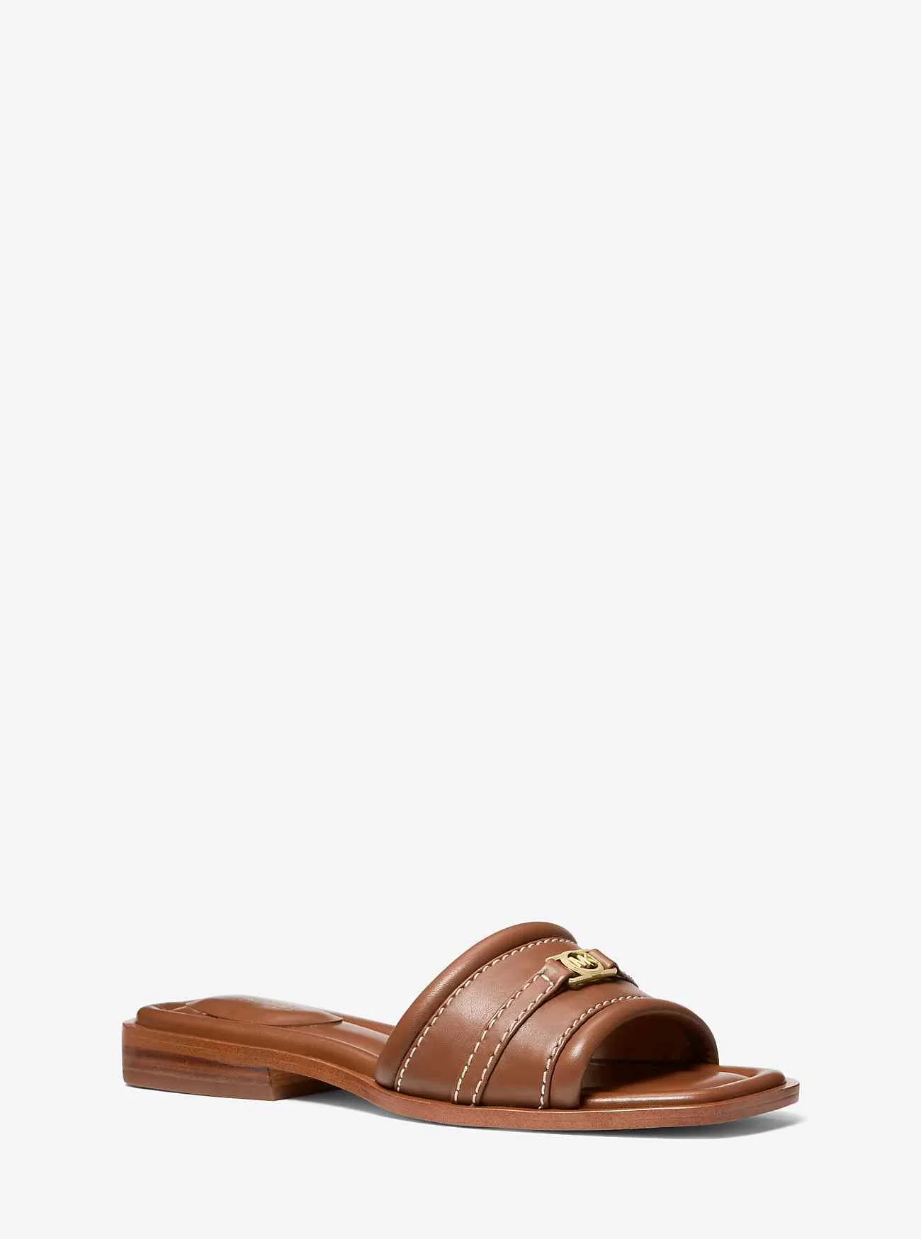 Mandy Leder-Slide-Sandale