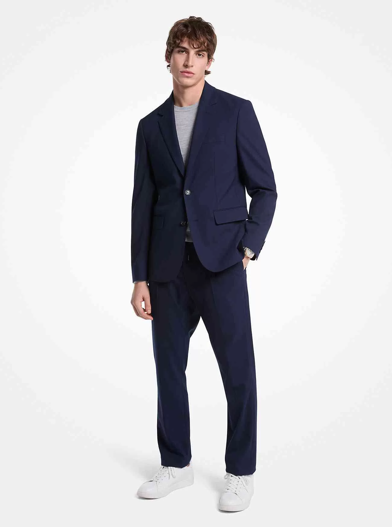 Maßgeschneiderter Blazer aus Stretch-Tech