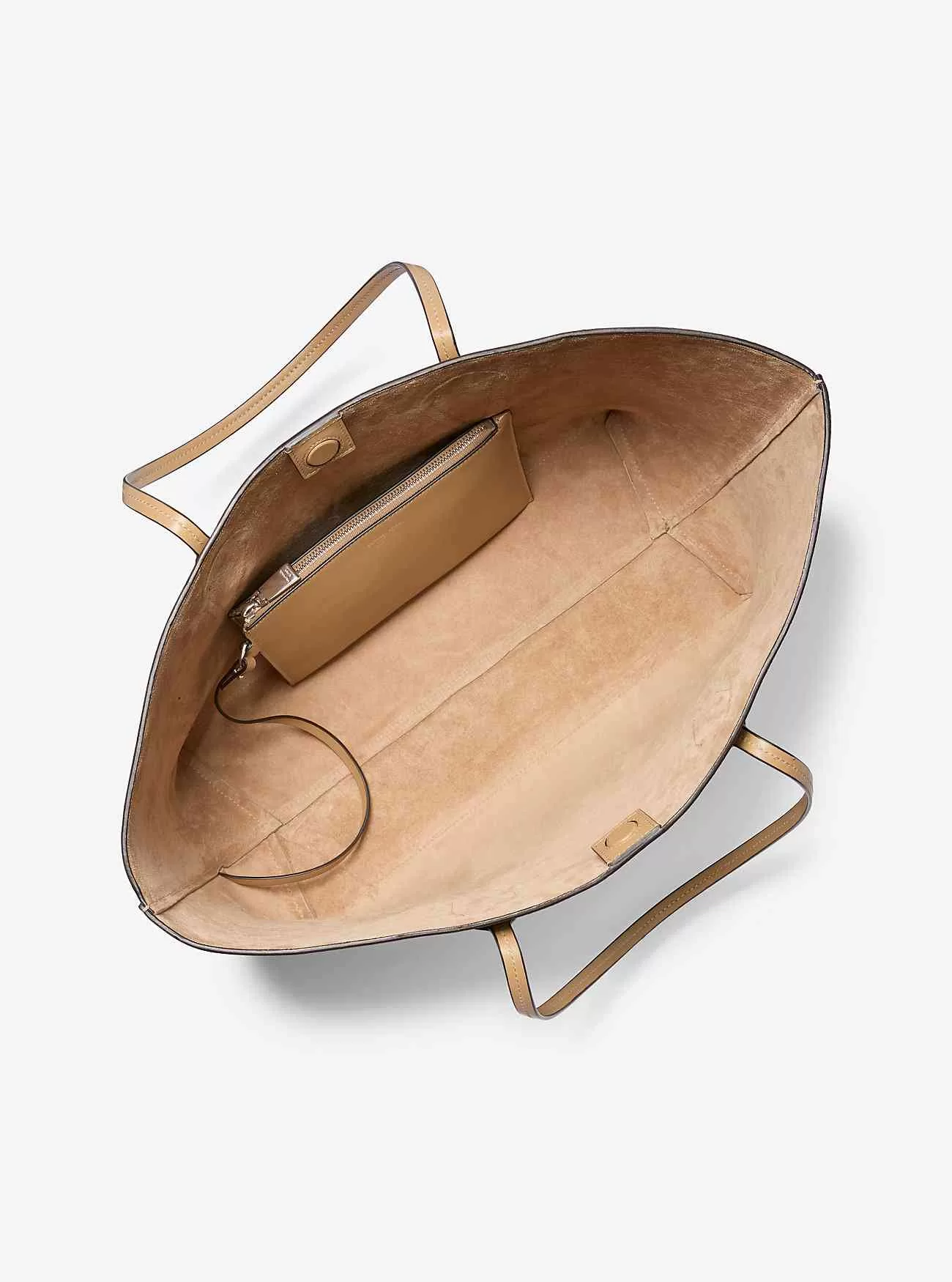 Melrose-Einkaufstasche aus genarbtem Leder