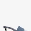 Merriam Denim Kitten-Heel-Sandale