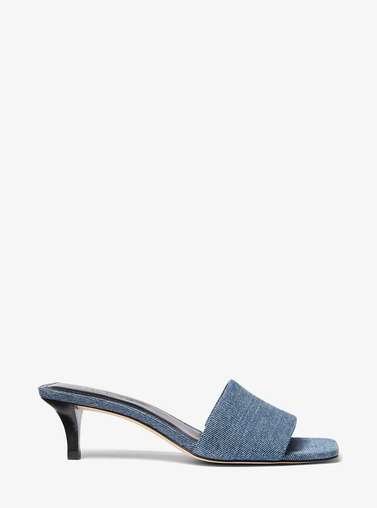 Merriam Denim Kitten-Heel-Sandale