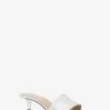 Merriam-Sandale aus Metallic-Leder mit Kitten-Heel-Absatz
