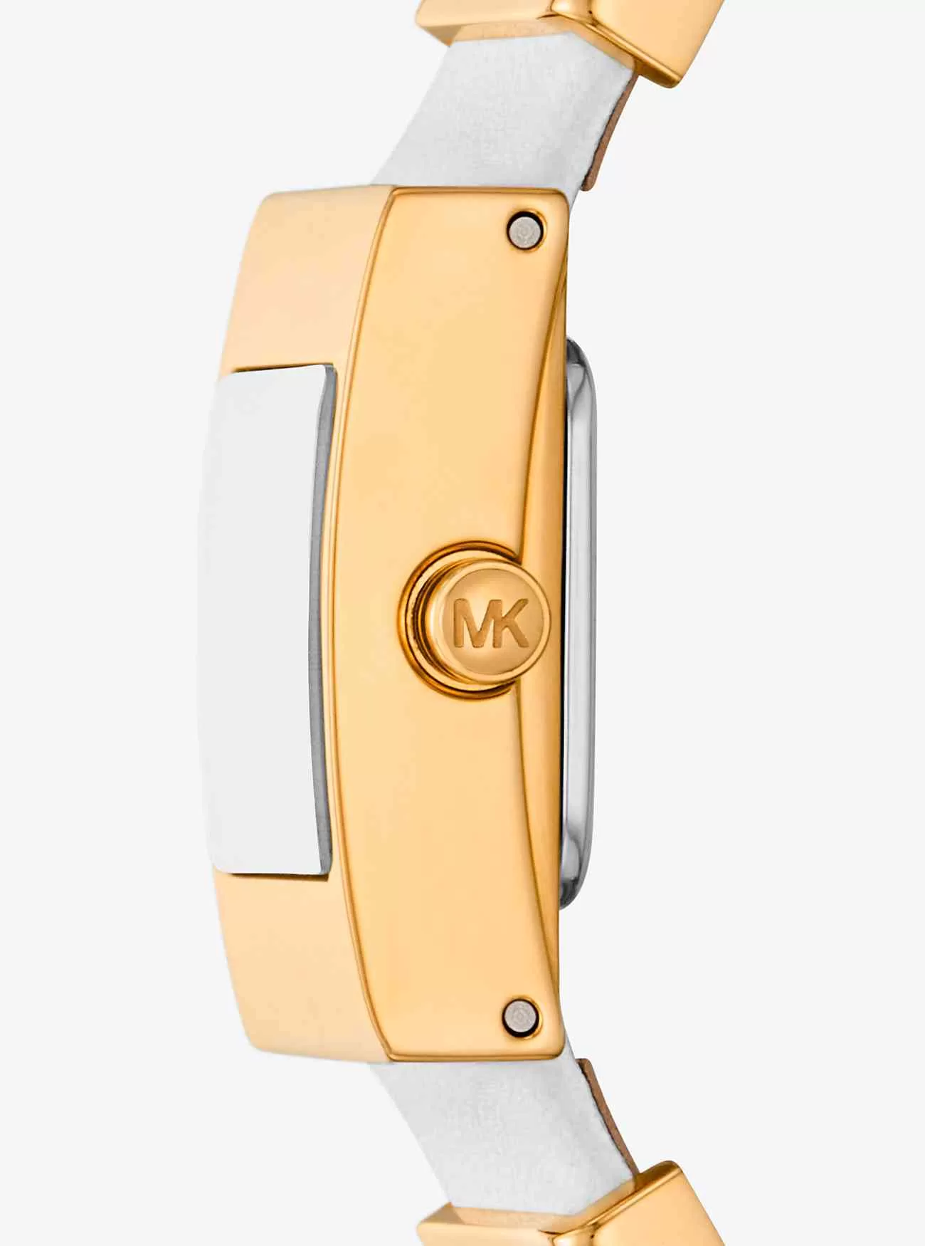 Mini-Darrington-Uhr aus Gold und Leder