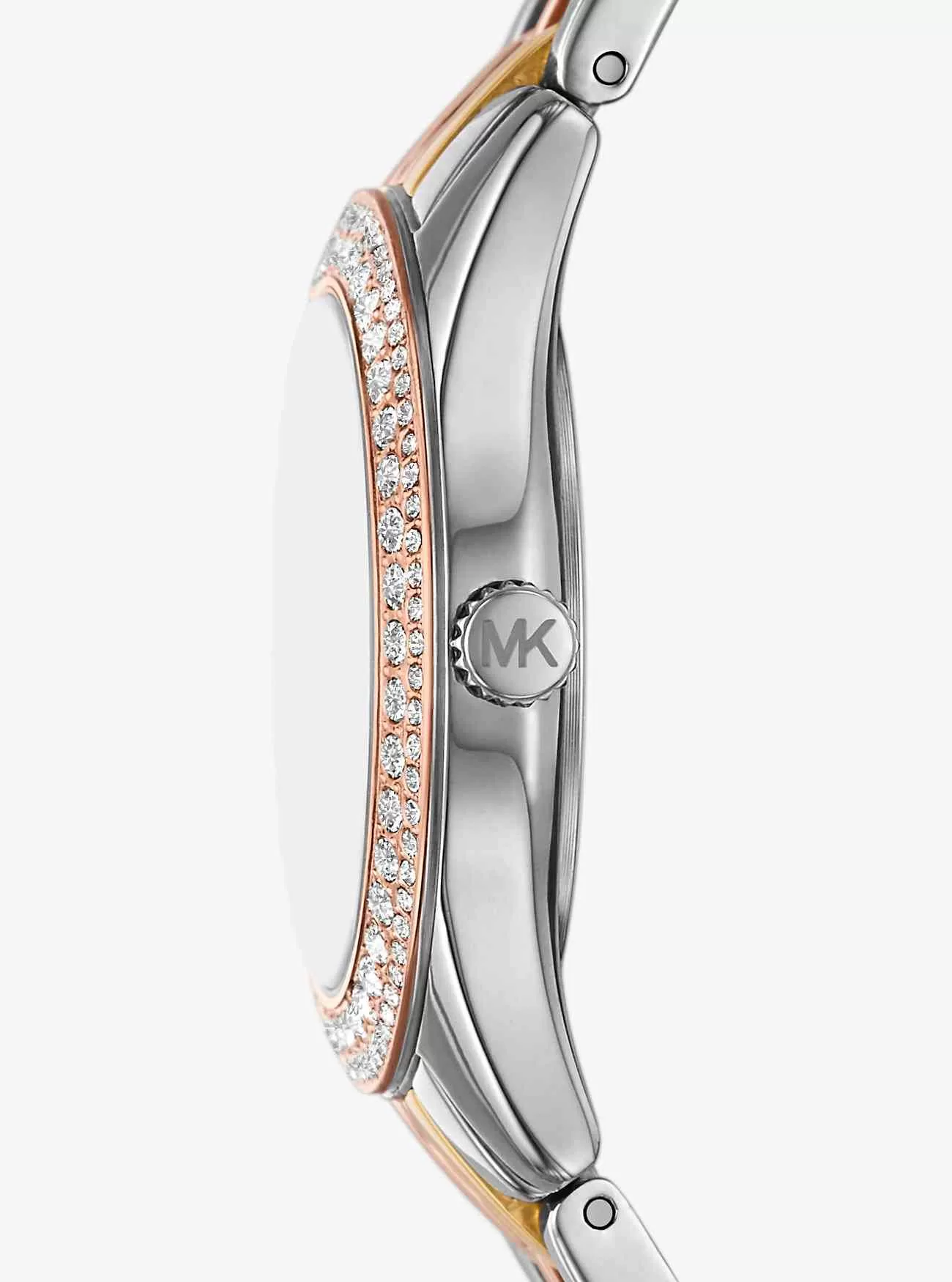 Mini Harlowe Pavé Tri-Tone Uhr