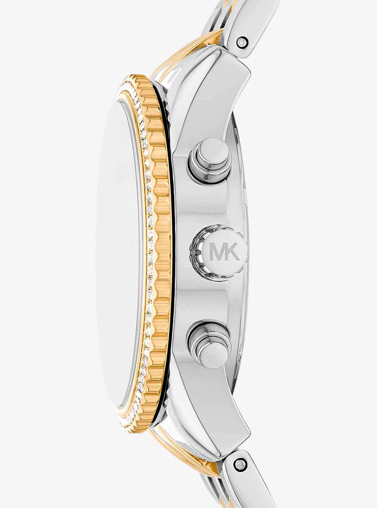 Mini Ritz Pavé zweifarbige Uhr