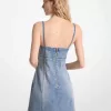 Minikleid aus Stretch-Denim