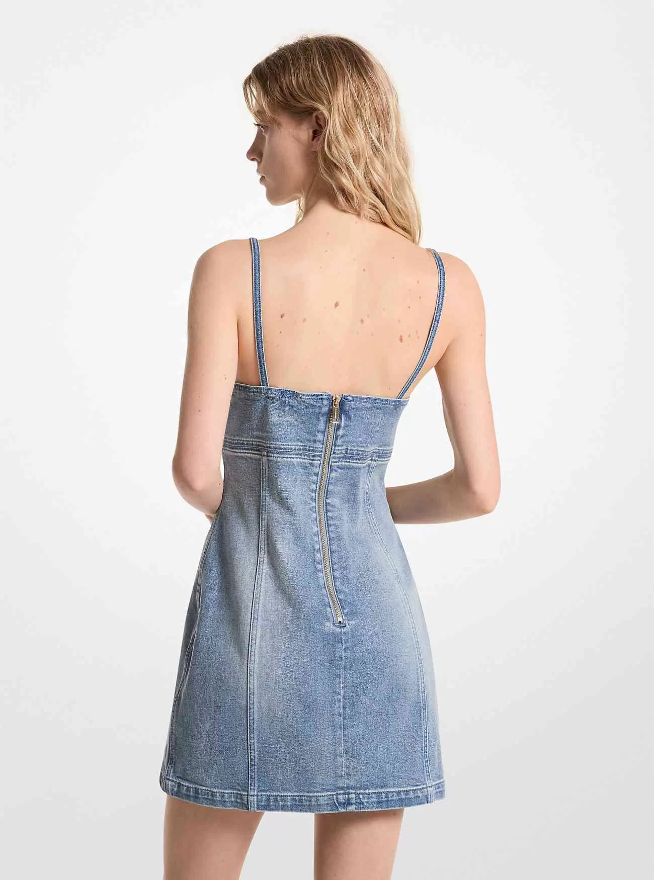 Minikleid aus Stretch-Denim