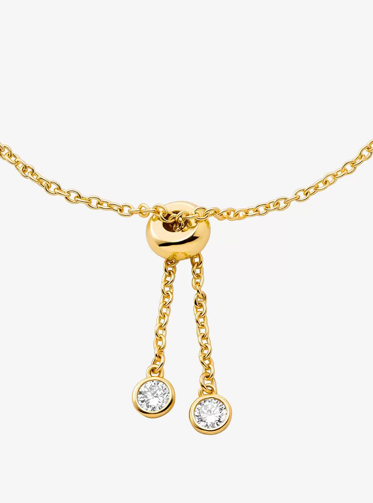 Mit Edelmetall plattiertes Schiebearmband aus Sterlingsilber mit Lünette