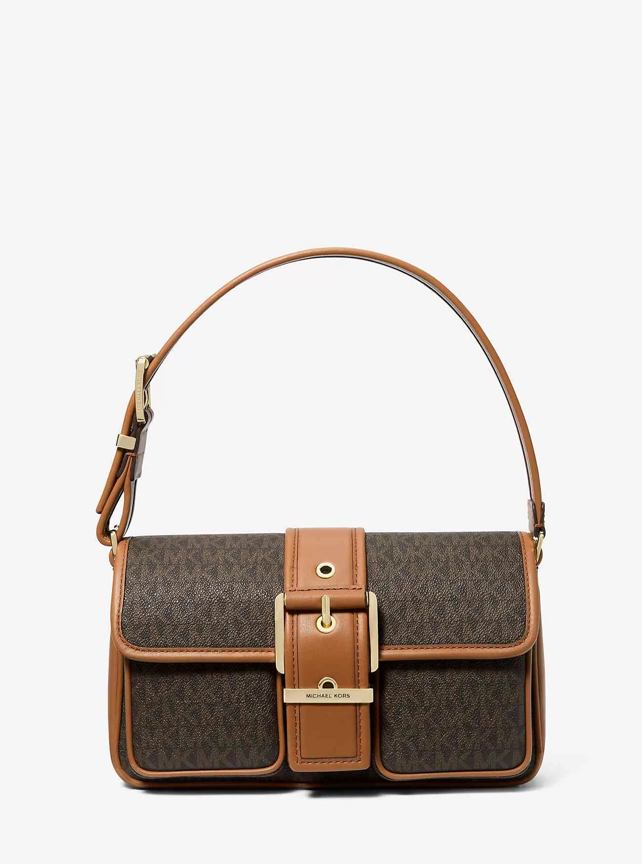 Mittelgroße Colby-Schultertasche mit Signature-Logo