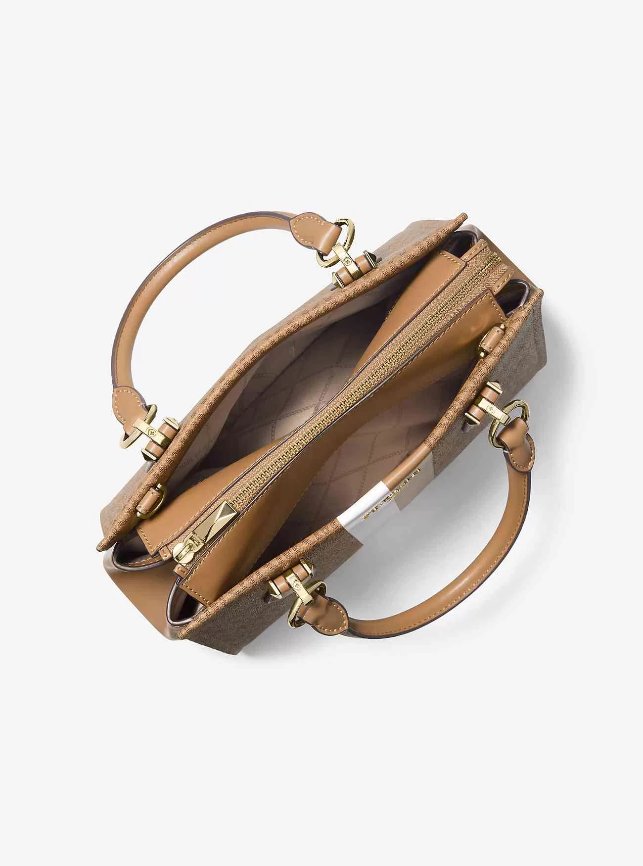 Mittelgroße Marilyn-Umhängetasche mit Logostreifen