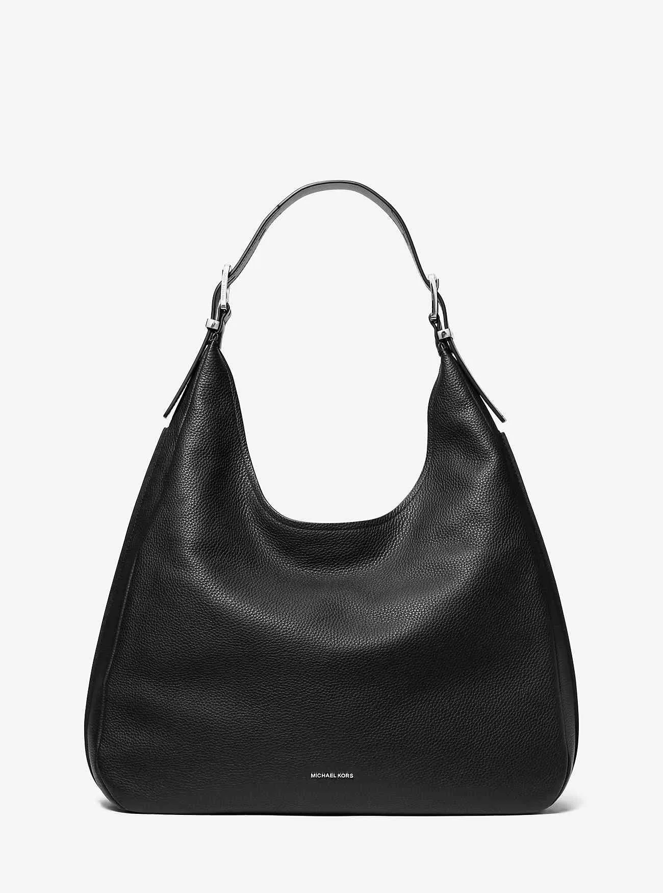 Nolita Große Hobo-Schultertasche aus genarbtem Leder