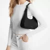 Nolita Kleine Hobo-Schultertasche aus gekrispeltem Leder Nolita Kleine Hobo-Schultertasche aus gekrispeltem Leder