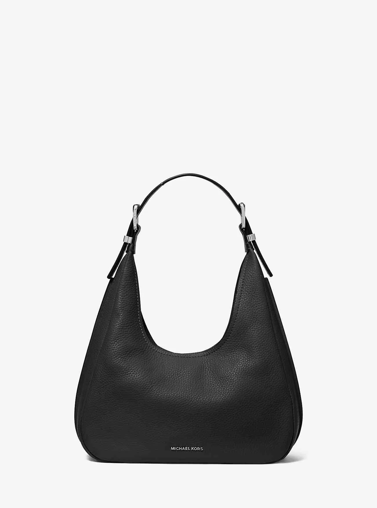 Nolita Kleine Hobo-Schultertasche aus gekrispeltem Leder