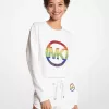PRIDE verziertes Sweatshirt aus Bio-Baumwollfrottee