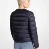 Packbare, gesteppte Nylon-Pufferjacke