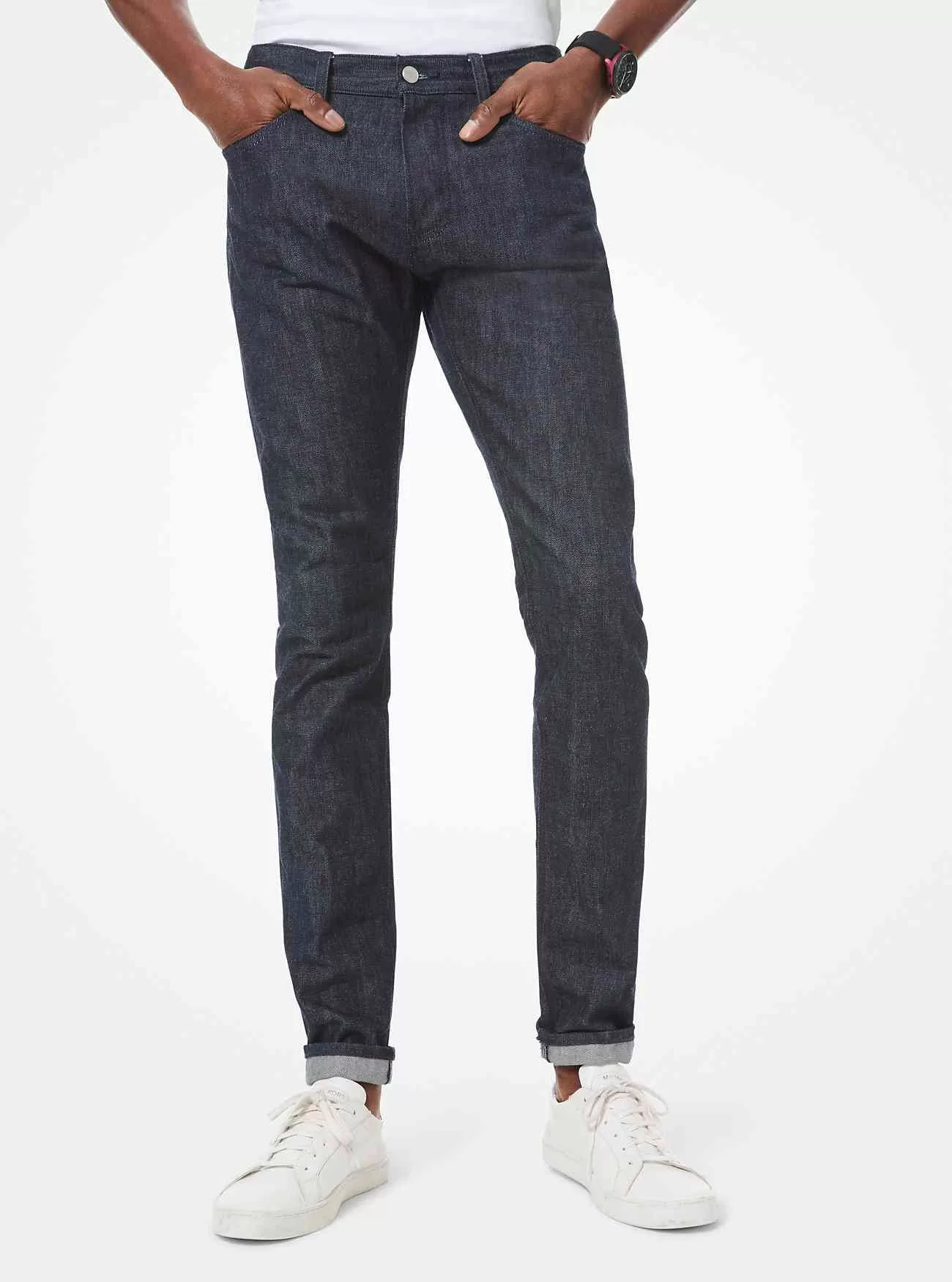 Parker Skinny-Fit-Jeans aus Stretch-Baumwolle