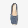 Plateau-Espadrille aus Denim mit Lynn-Logoprägung