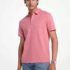 Poloshirt aus Baumwolle mit aufgesticktem Logo