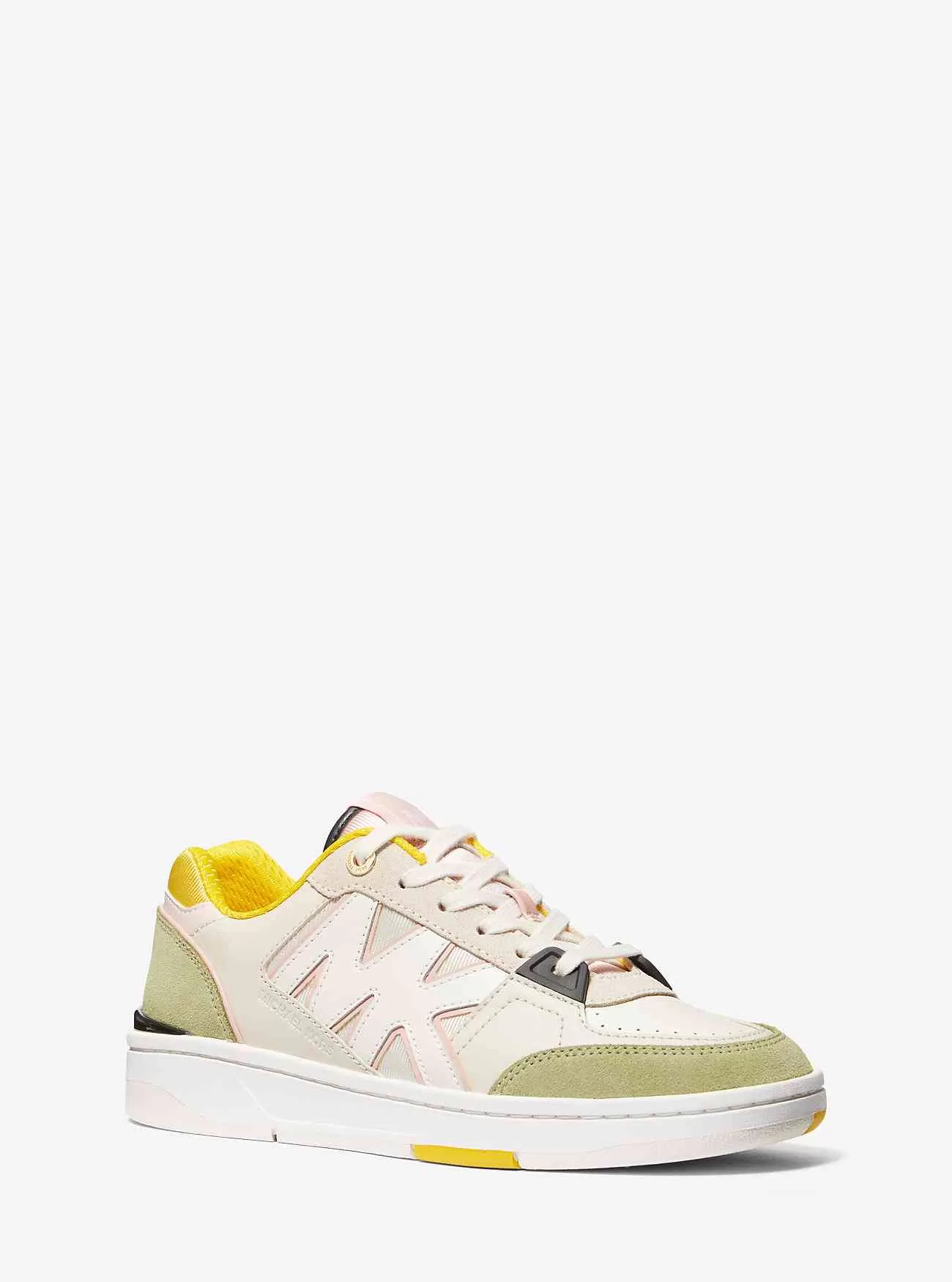 Rebel Color-Block-Sneaker aus Leder und Mesh