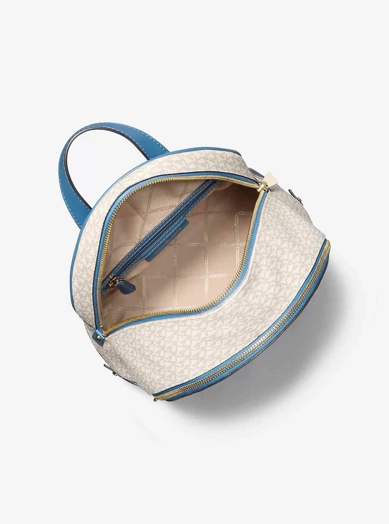 Rhea Mittelgroßer Rucksack mit Farbblock-Logo