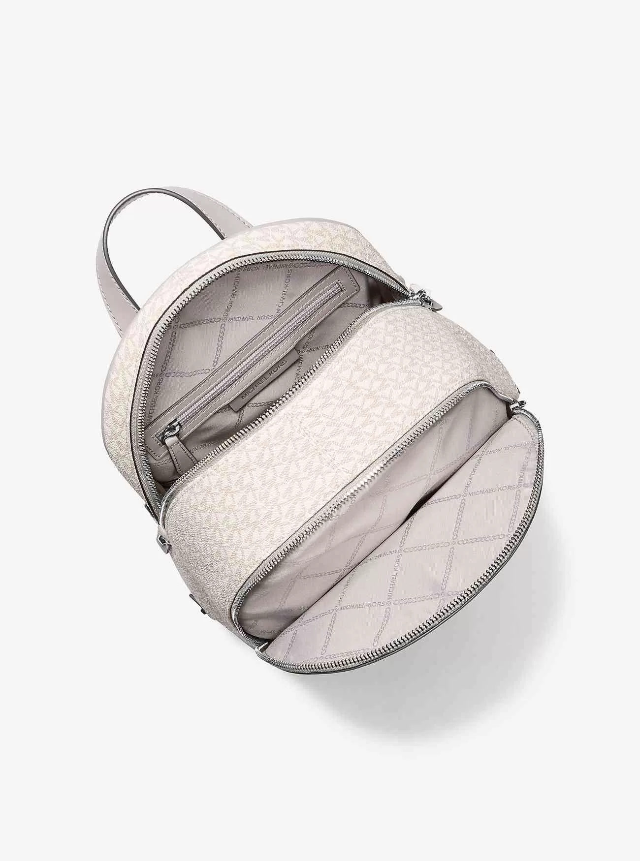 Rhea Mittelgroßer Rucksack mit Farbblock-Logo