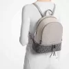 Rhea Mittelgroßer Rucksack mit Farbblock-Logo