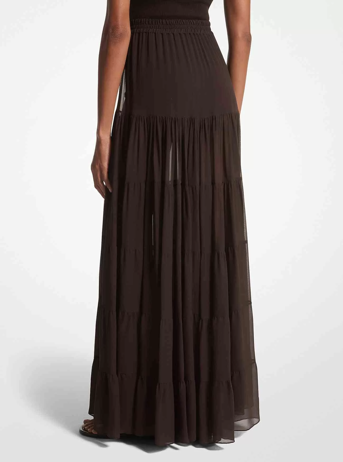 Rock aus Seidenchiffon