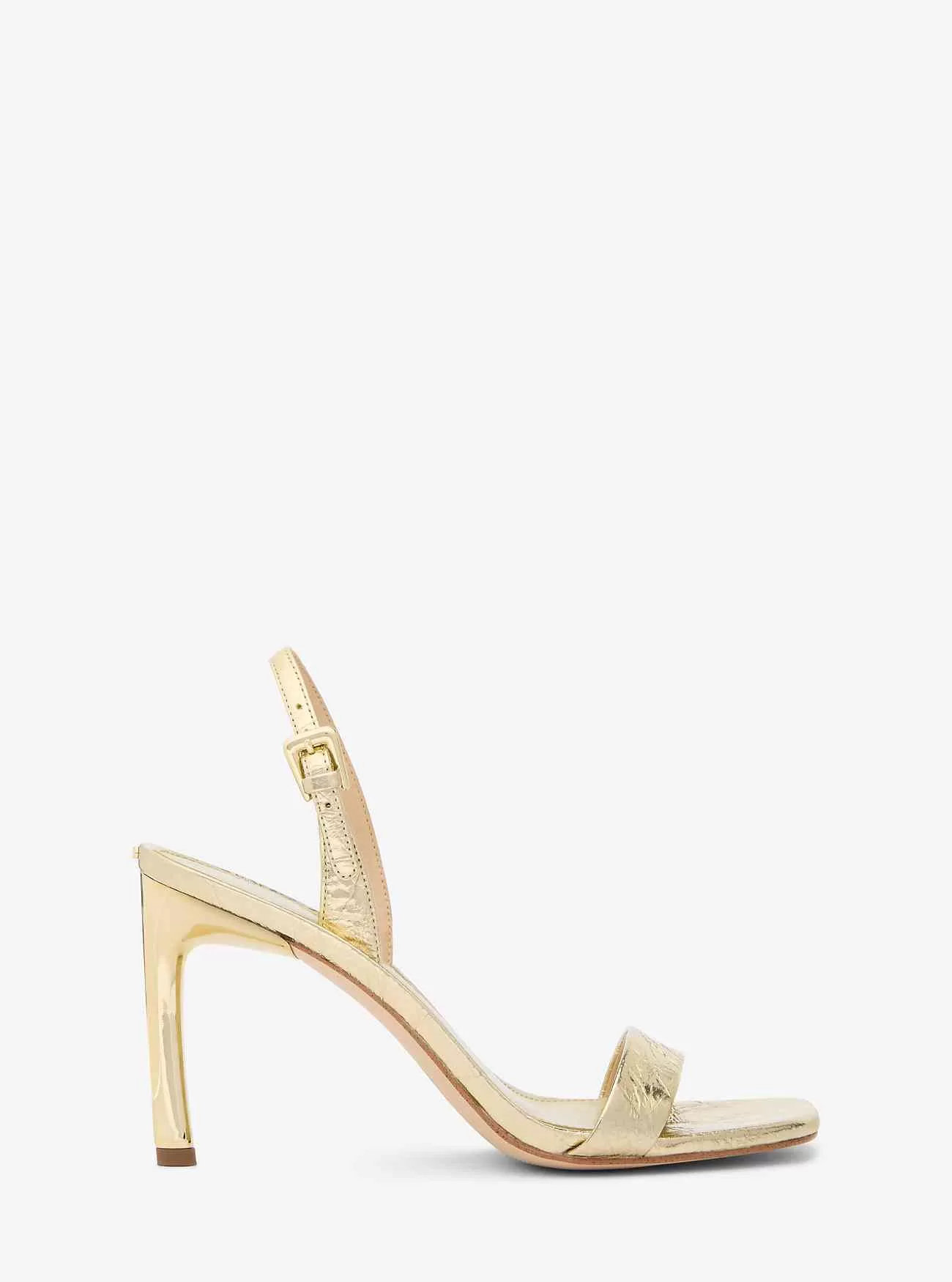 Sandale Kasia aus knisterndem Metallic-Leder