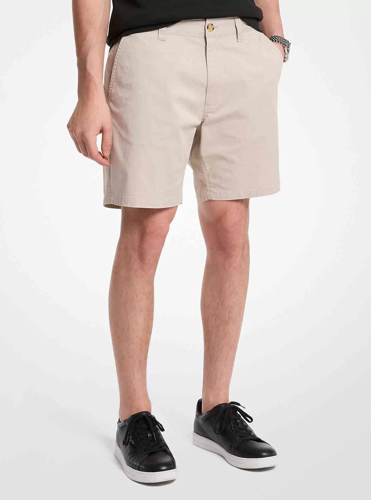 Shorts aus Stretch-Baumwolle