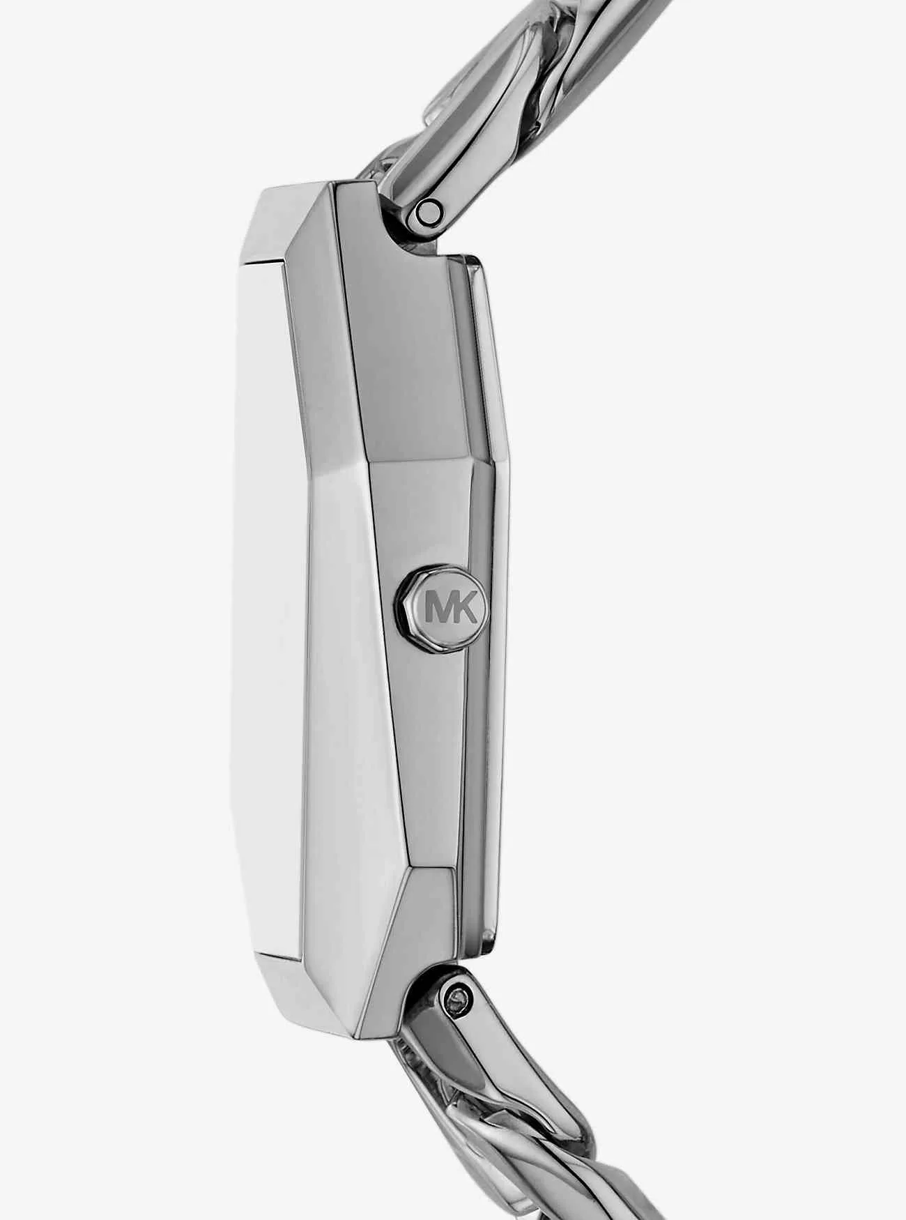 Silberfarbene Mini-Suri-Uhr