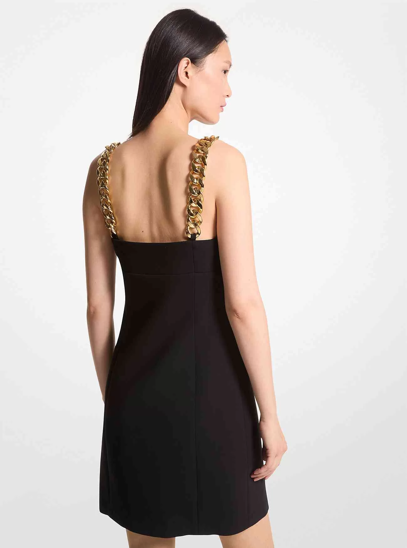 Slip-Kleid mit Kettenträgern