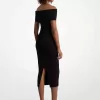 Stretch-Strick-Over-the-Shoulder-Kleid