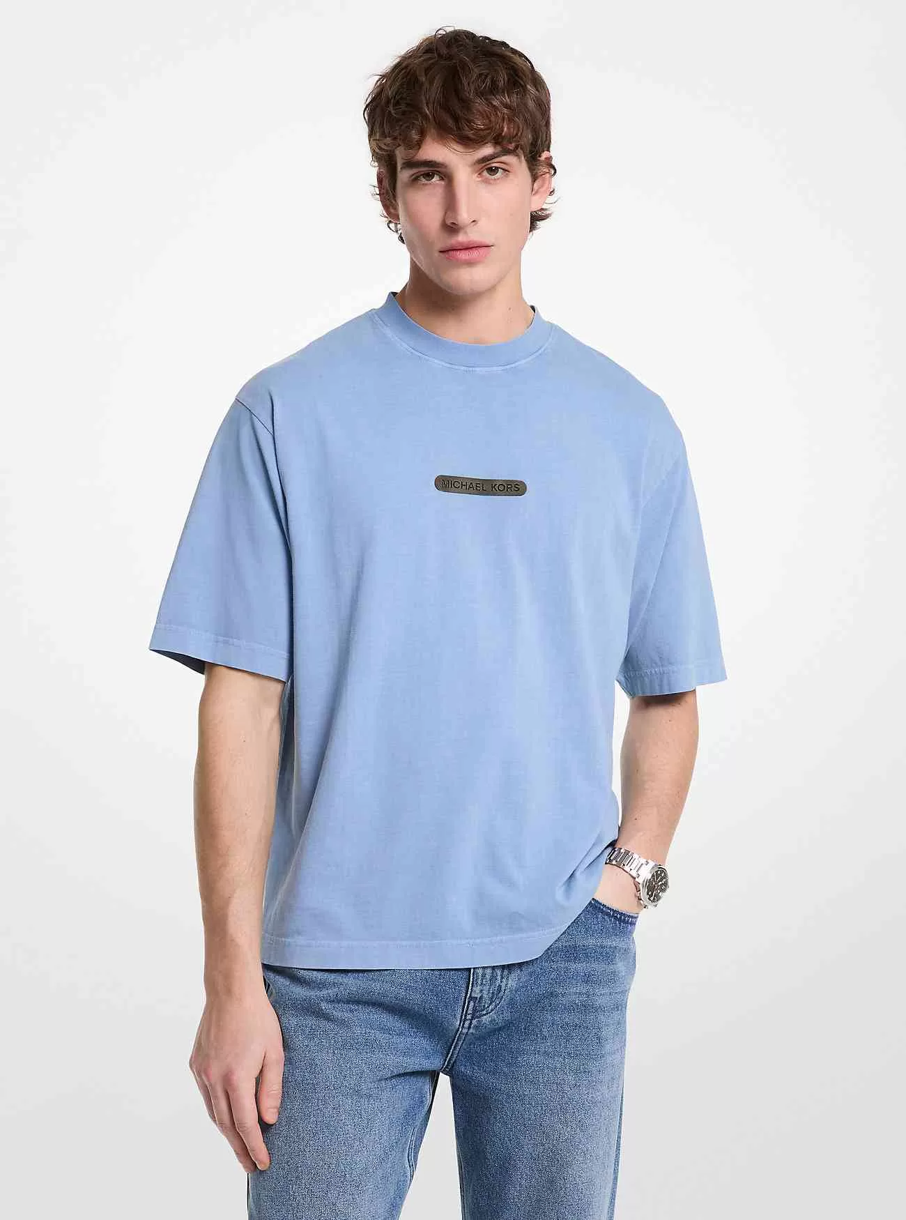 T-Shirt aus Baumwolle mit Logo