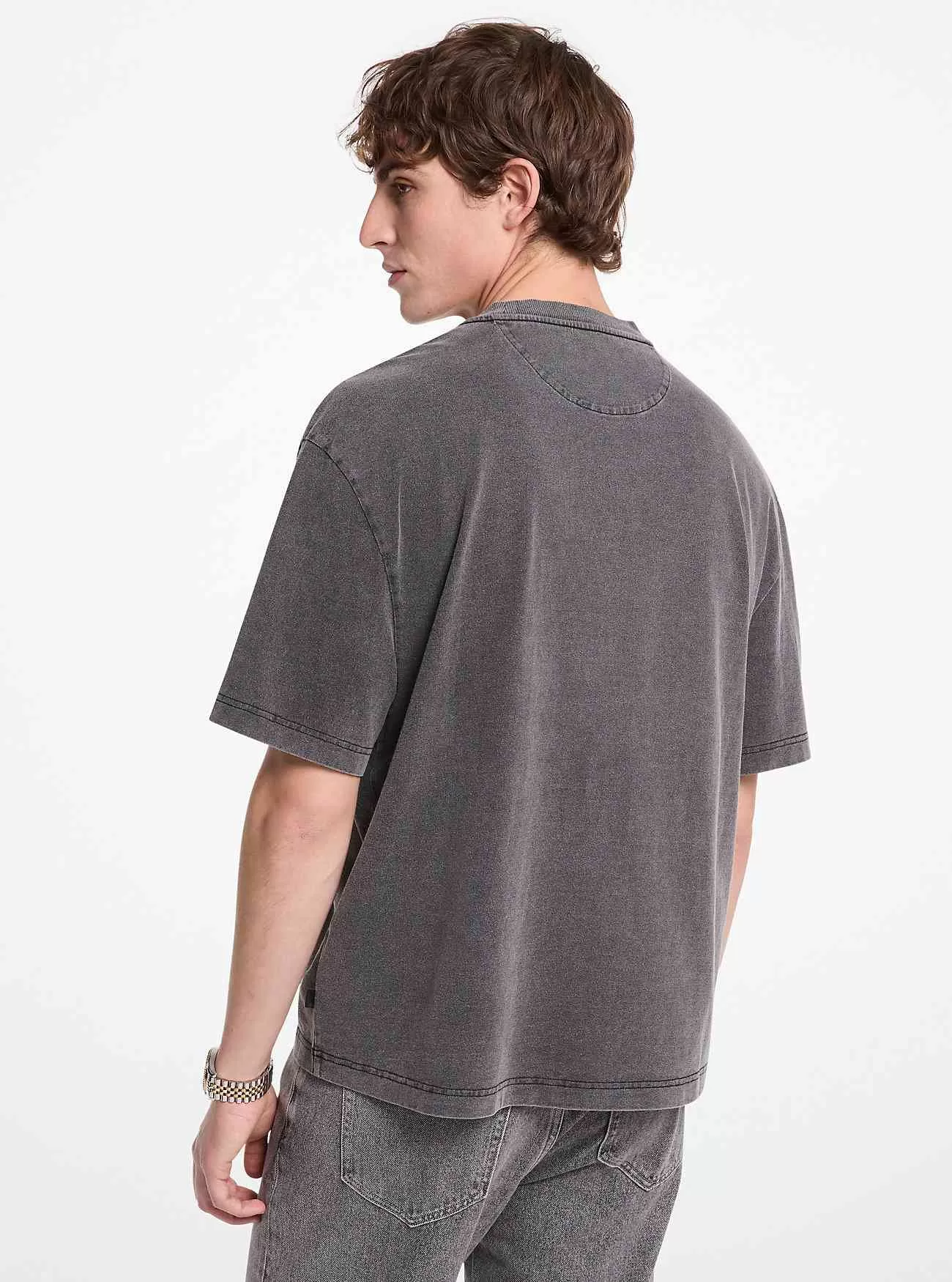 T-Shirt aus Baumwolljersey mit Logo