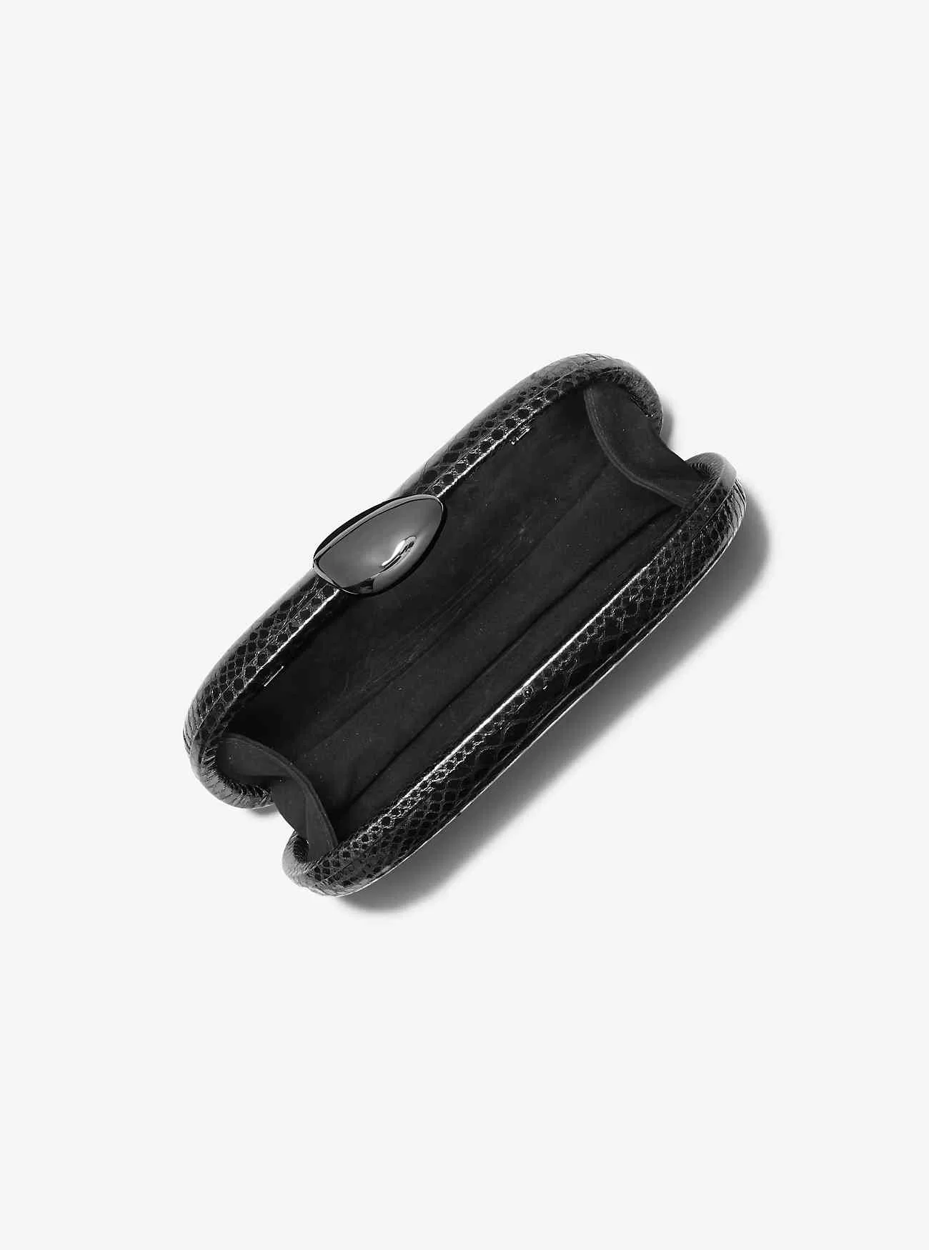 Tina Kleine Minaudière aus geprägtem Pythonleder