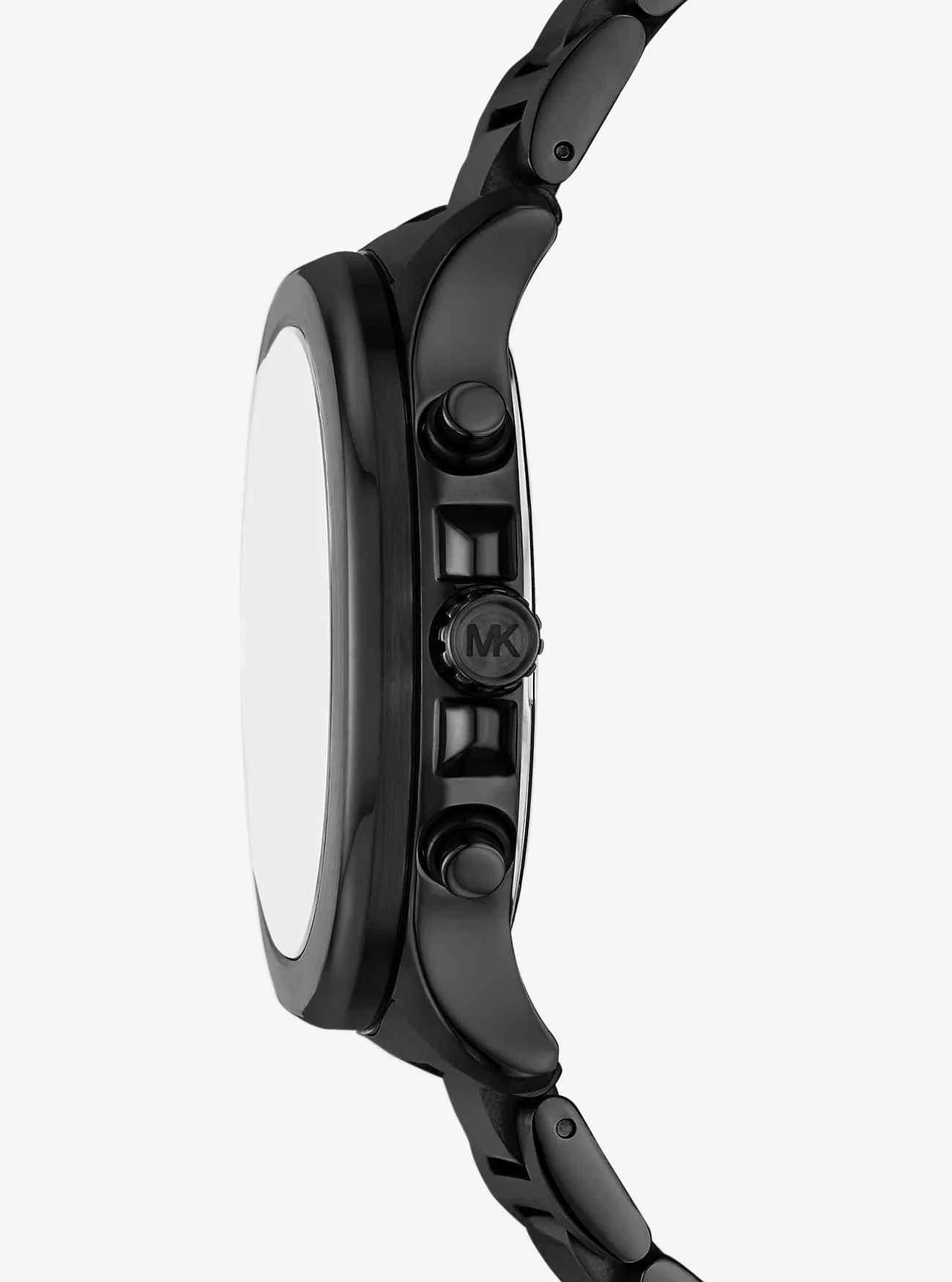 Übergroße, salbeischwarze Uhr