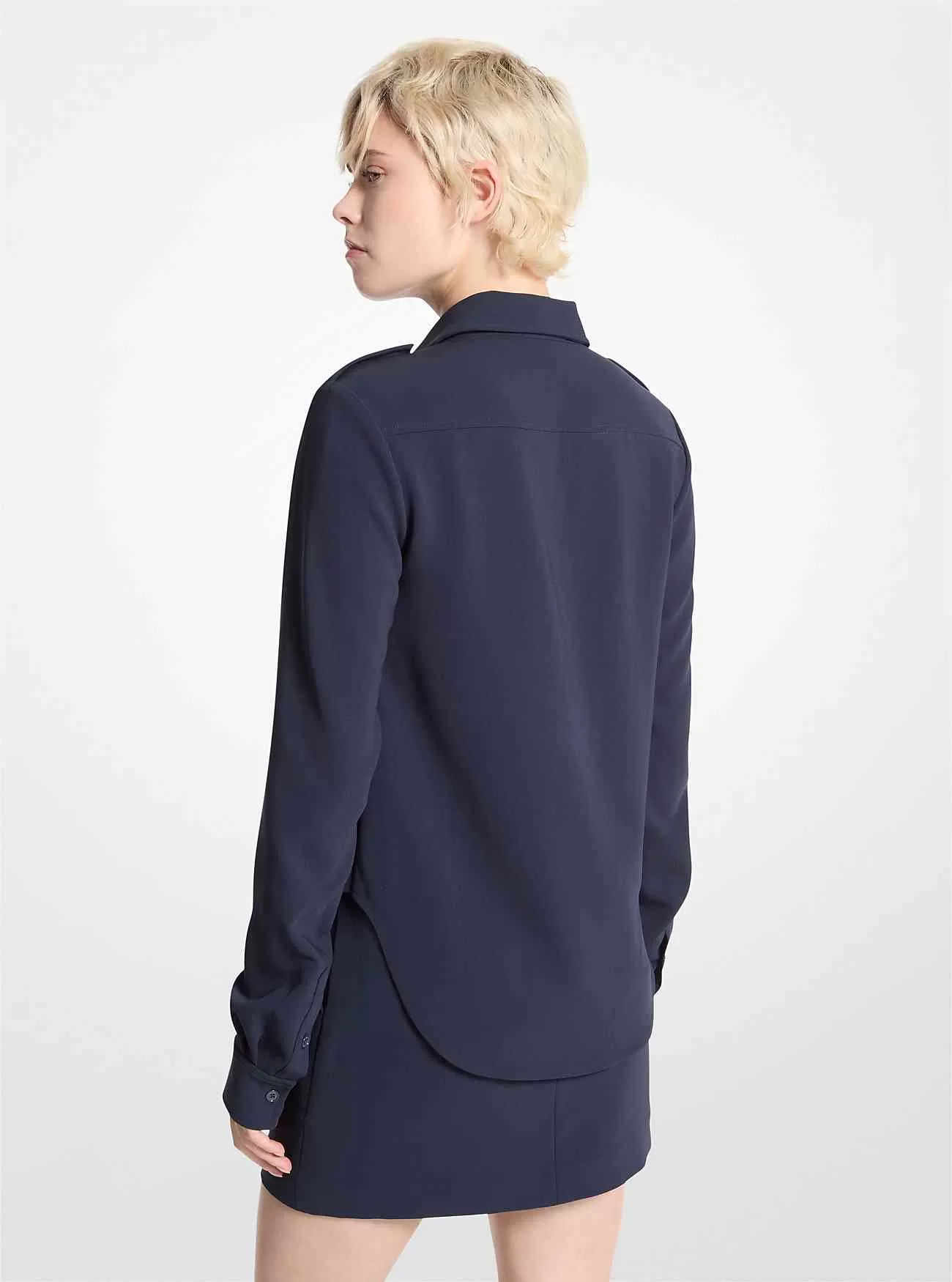 Utility-Hemd aus Krepp